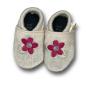 Preview: Wollwalkpuschen – Blume Creme