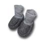 Preview: Walk-Baby-Schlupfi Wollwalk grau meliert