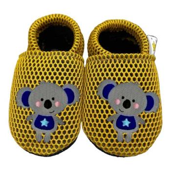 Koala gewebepuschen gelb