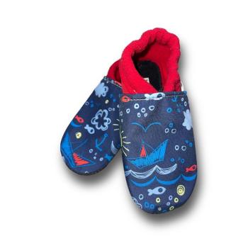 Preview: Nautic - Vegane Krabbelschuhe