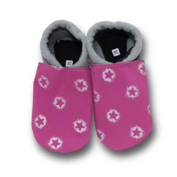 Sterne - Vegane Krabbelschuhe