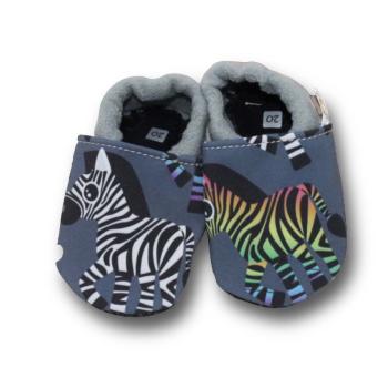 Zebra - Vegane Krabbelschuhe