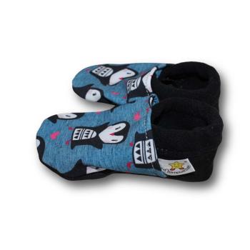 Preview: Pinguin - Vegane Krabbelschuhe
