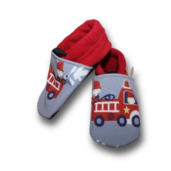 Preview: Feuerwehr - Vegane Krabbelschuhe