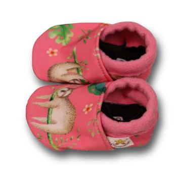 Preview: Faultier - Vegane Krabbelschuhe