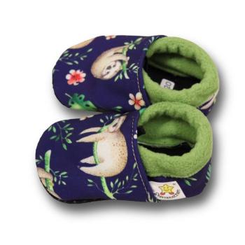 Preview: Faultier - Vegane Krabbelschuhe
