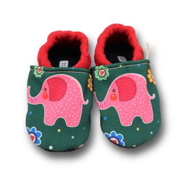 Elefant - Vegane Krabbelschuhe