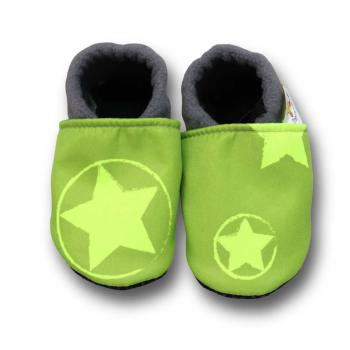 Sterne - Vegane Krabbelschuhe