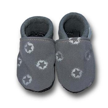 Sterne - Vegane Krabbelschuhe