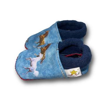 Preview: Pferd - Vegane Krabbelschuhe