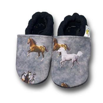 Pferd - Vegane Krabbelschuhe