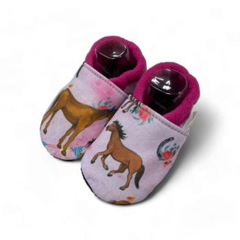 Preview: Pferd - Vegane Krabbelschuhe