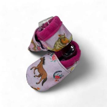 Preview: Pferd - Vegane Krabbelschuhe