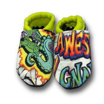 Graffiti - Vegane Krabbelschuhe
