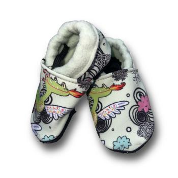 Drache - Vegane Krabbelschuhe