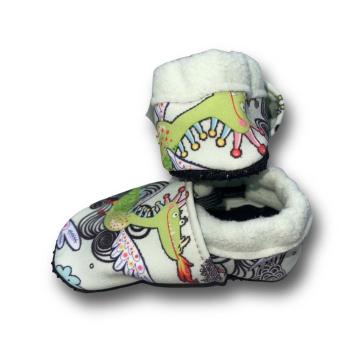 Preview: Drache - Vegane Krabbelschuhe