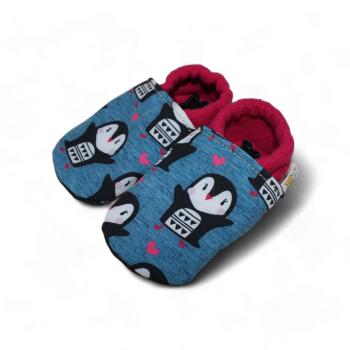 Preview: Pinguin – Vegane Krabbelschuhe