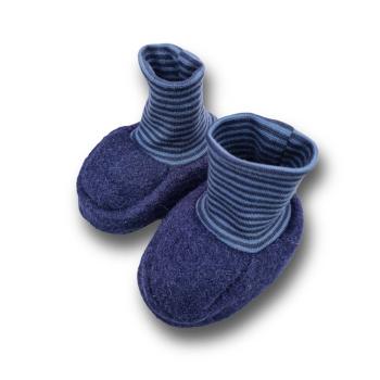 Walk-Baby-Schlupfi Wollwalk blau
