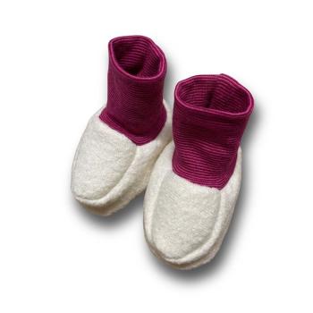 Walk-Baby-Schlupfi Wollwalk wollweiß