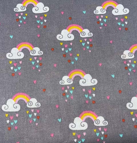 B10 Regenbogen auf grau