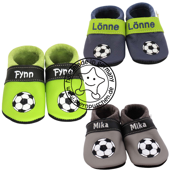 Lederpuschen Fußball