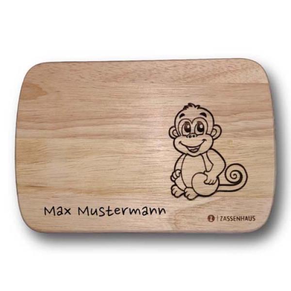 Frühstücksbrett mit Motiv und Name