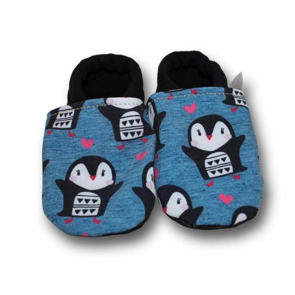 Pinguin - Vegane Krabbelschuhe