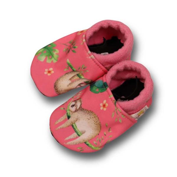 Faultier - Vegane Krabbelschuhe