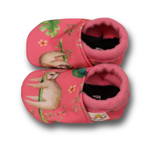 Faultier - Vegane Krabbelschuhe