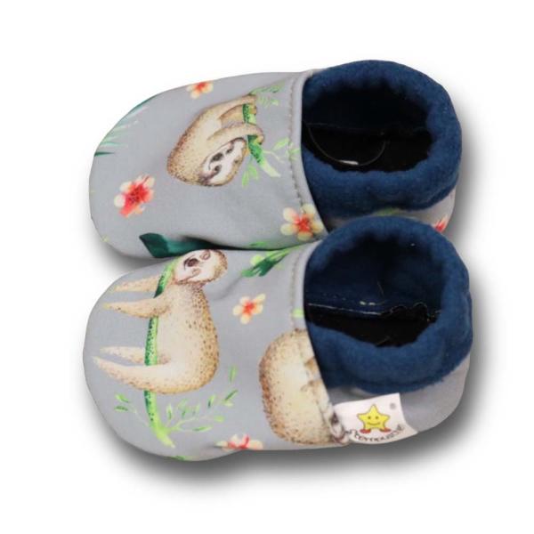 Faultier - Vegane Krabbelschuhe