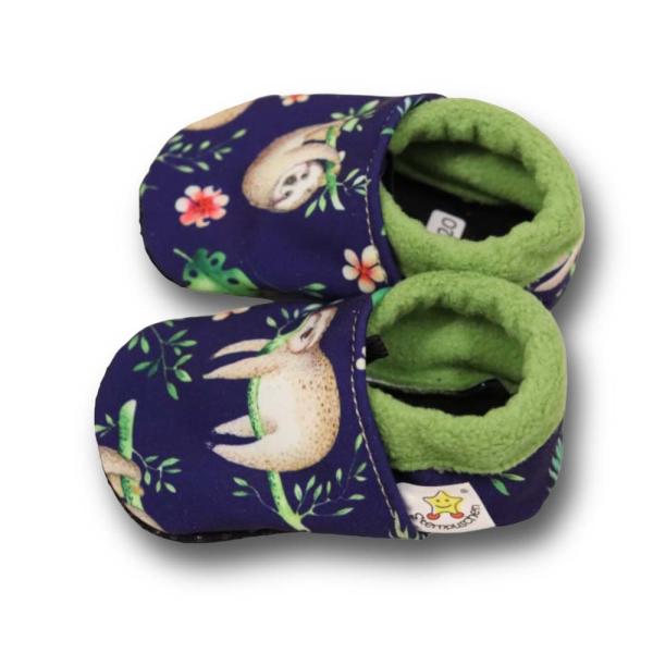 Faultier - Vegane Krabbelschuhe