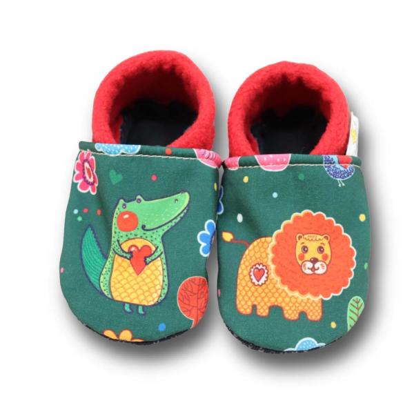 Löwe & Kroko - Vegane Krabbelschuhe
