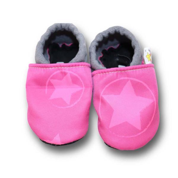 Sterne - Vegane Krabbleschuhe