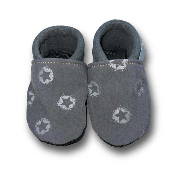 Sterne - Vegane Krabbelschuhe
