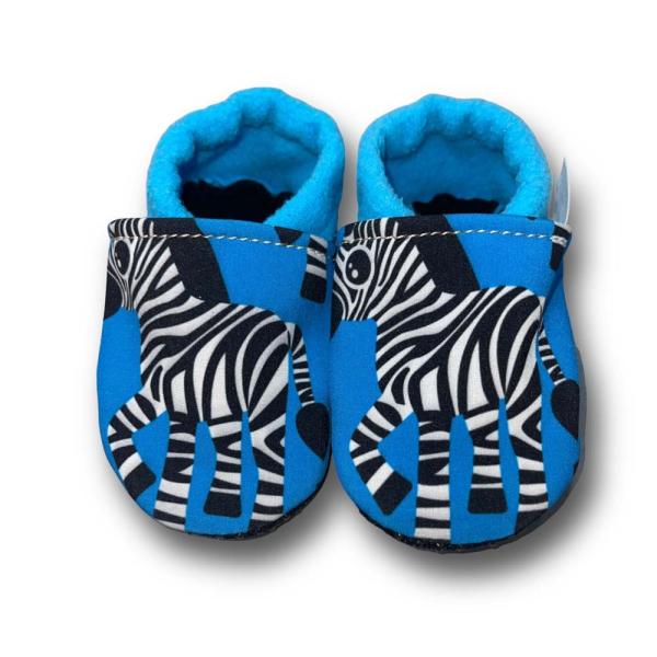 Zebra - Vegane Krabbelschuhe