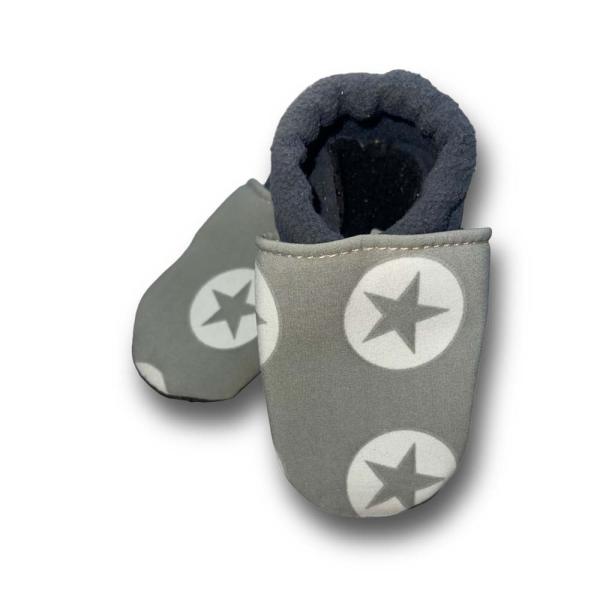 Sterne - Vegane Krabbelschuhe