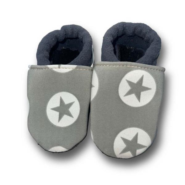 Sterne - Vegane Krabbelschuhe
