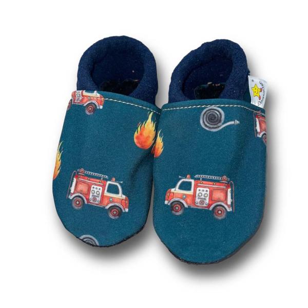 Feuerwehr - Vegane Krabbelschuhe