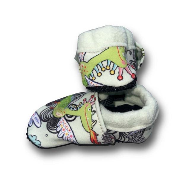Drache - Vegane Krabbelschuhe