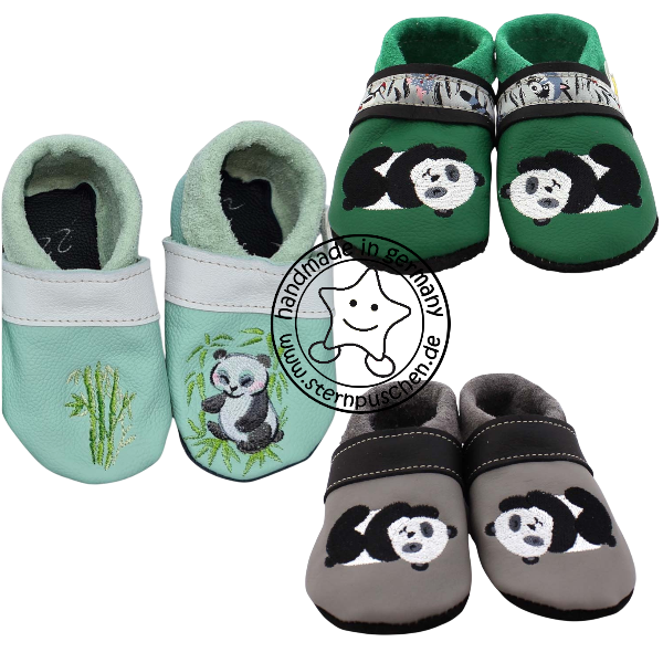 Lederpuschen Panda