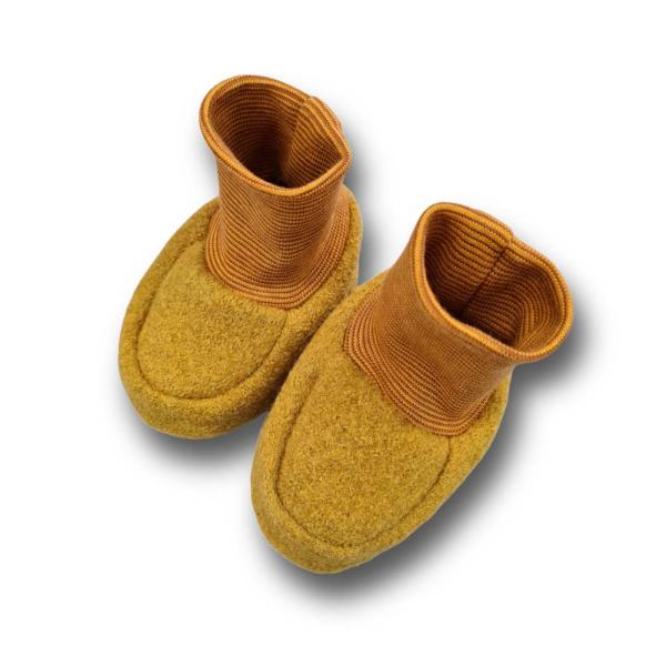 Walk-Baby-Schlupfi Wollwalk Curry